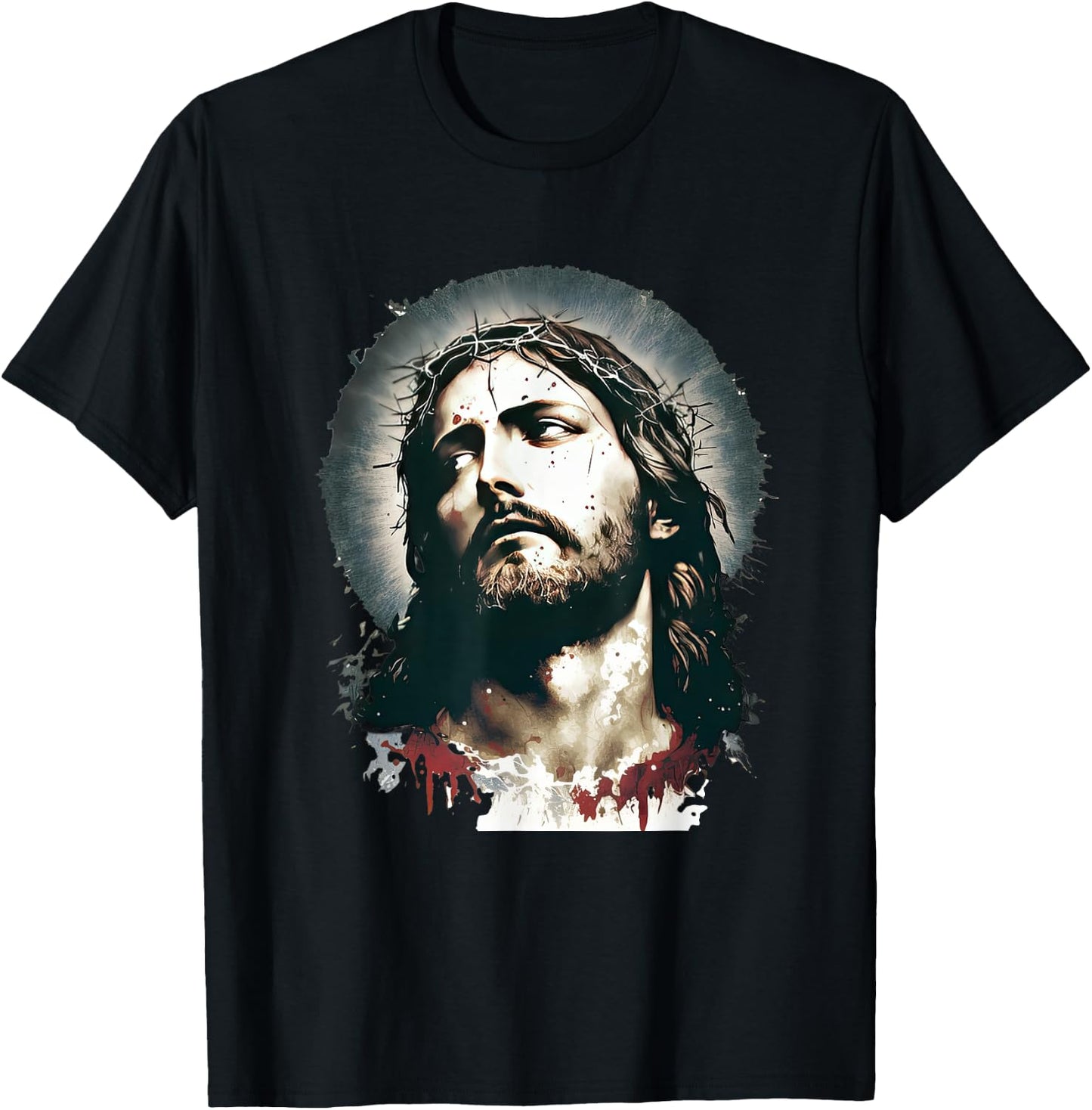 Christian Quotes Designs Faithful Christians Love Jesus Christ Graphical Design for Christians -Adults Black Small T-Shirt - T-Shirt | Black