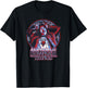 Stranger Things Eddie Munson American Colors Logo T-Shirt - T-Shirt | Black