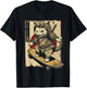 Japanese Skateboard Samurai Cat Tattoo Kawaii Ninja Cat Women T-Shirt - T-Shirt | Black