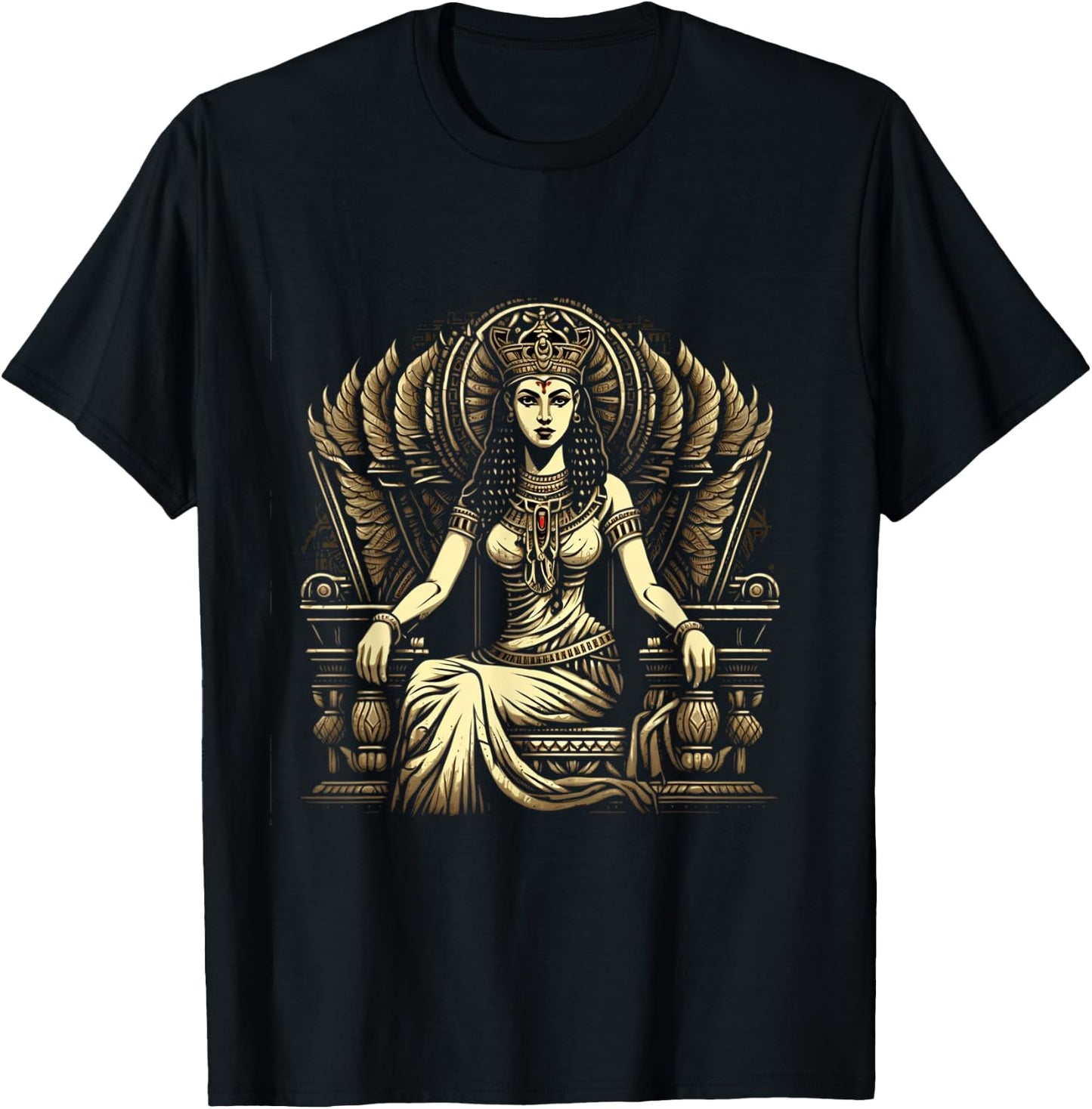 Ancient Egypt Queen Cleopatra Egyptology Egypt Mythology T-Shirt - T-Shirt | Black