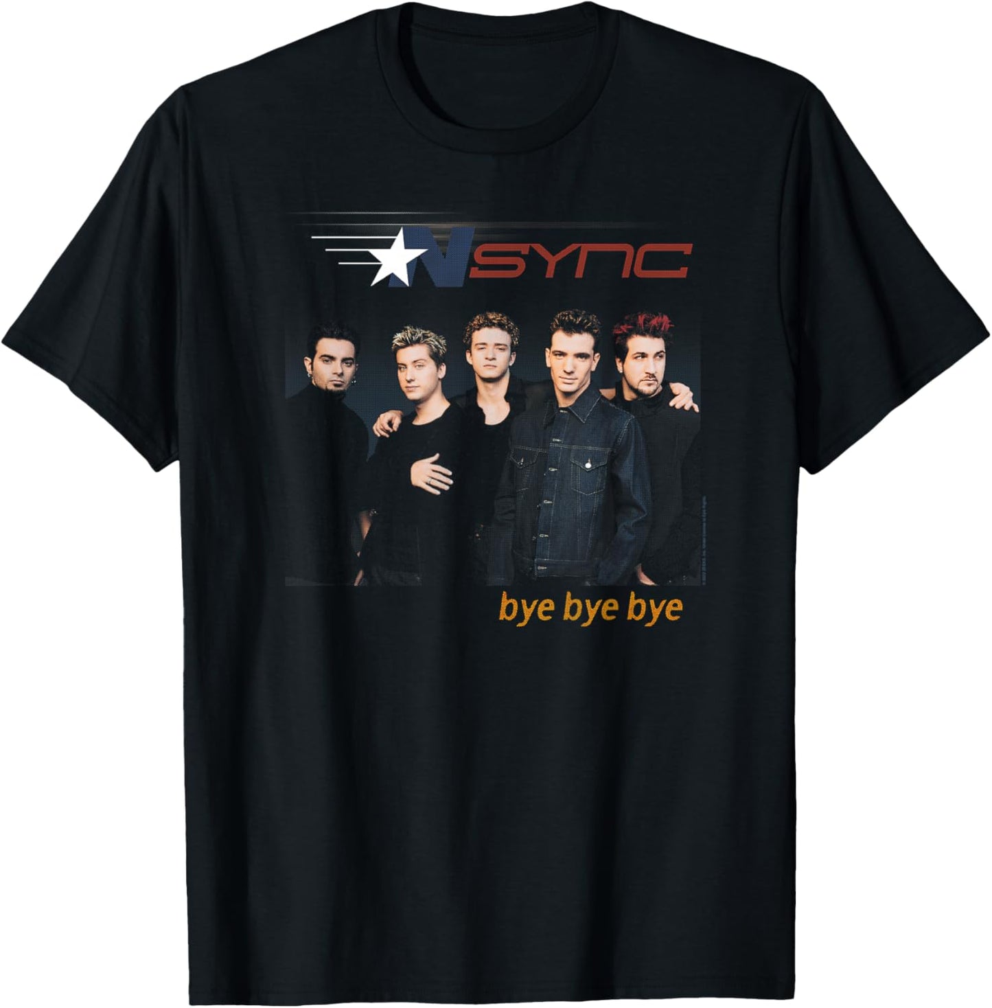 NSYNC Official Bye T-Shirt - T-Shirt | Black