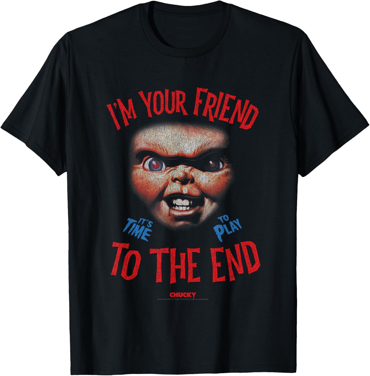 Chucky Friend Till The End T-Shirt - T-Shirt | Black