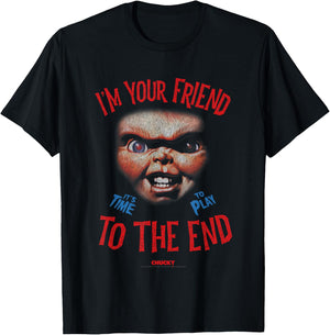 Chucky Friend Till The End T-Shirt - T-Shirt | Black