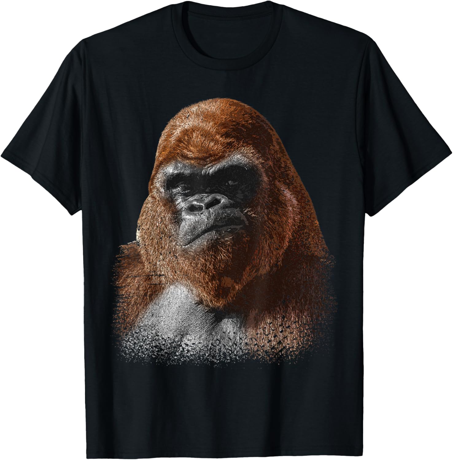 Cool Gorilla Art Boys Kids Toddlers Ape Wildlife Zoo T-Shirt - T-Shirt | Black