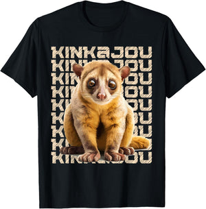 Kinkajou Animal, Kinkajou T-Shirt - T-Shirt | Black