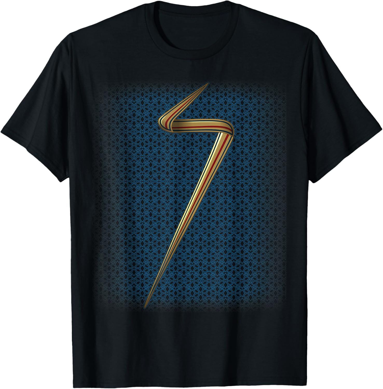 Marvel Ms. Marvel Kamala Khan Super Hero Halloween Costume T-Shirt - T-Shirt | Black