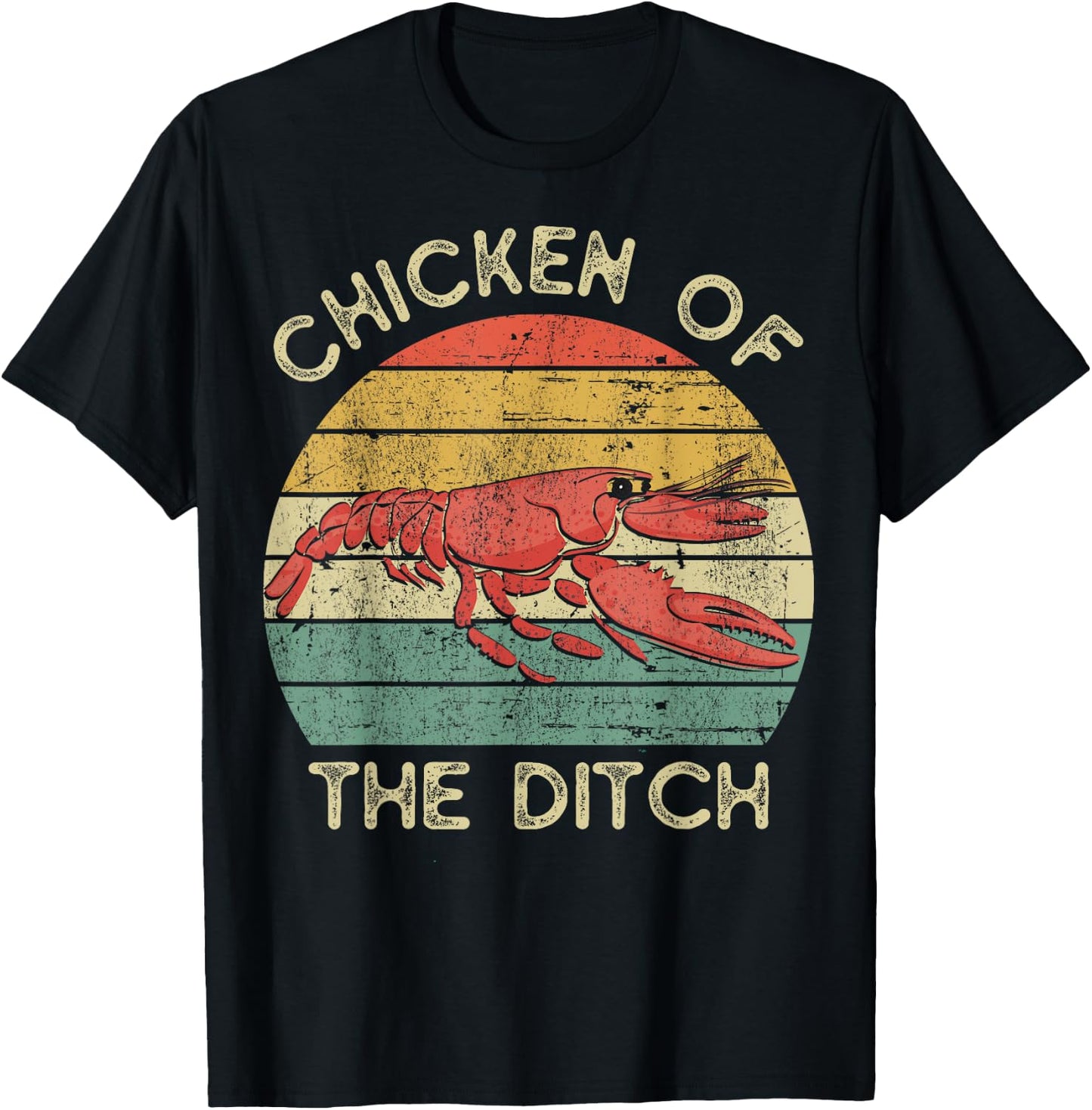 Louisiana State New Orleans Mardi Gras Chicken of the ditch T-Shirt - T-Shirt | Black