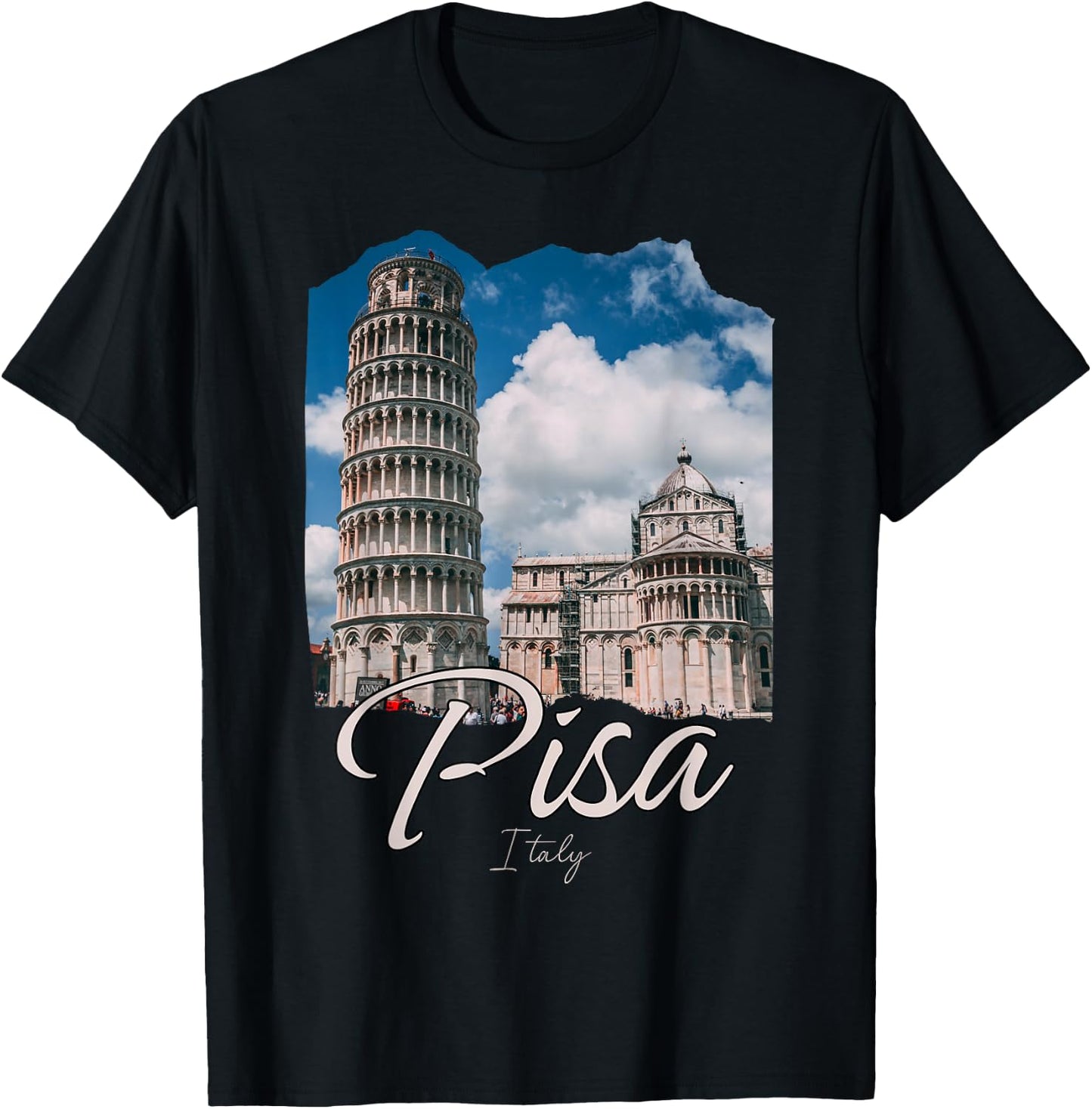 The Leaning Tower Of Pisa Souvenir / Pisa Italy T-Shirt - T-Shirt | Black