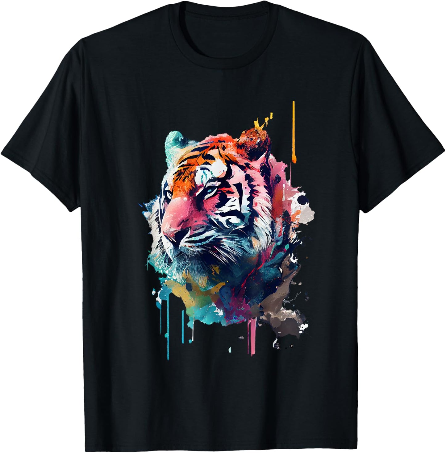 Tiger colors multicolored T-Shirt - T-Shirt | Black
