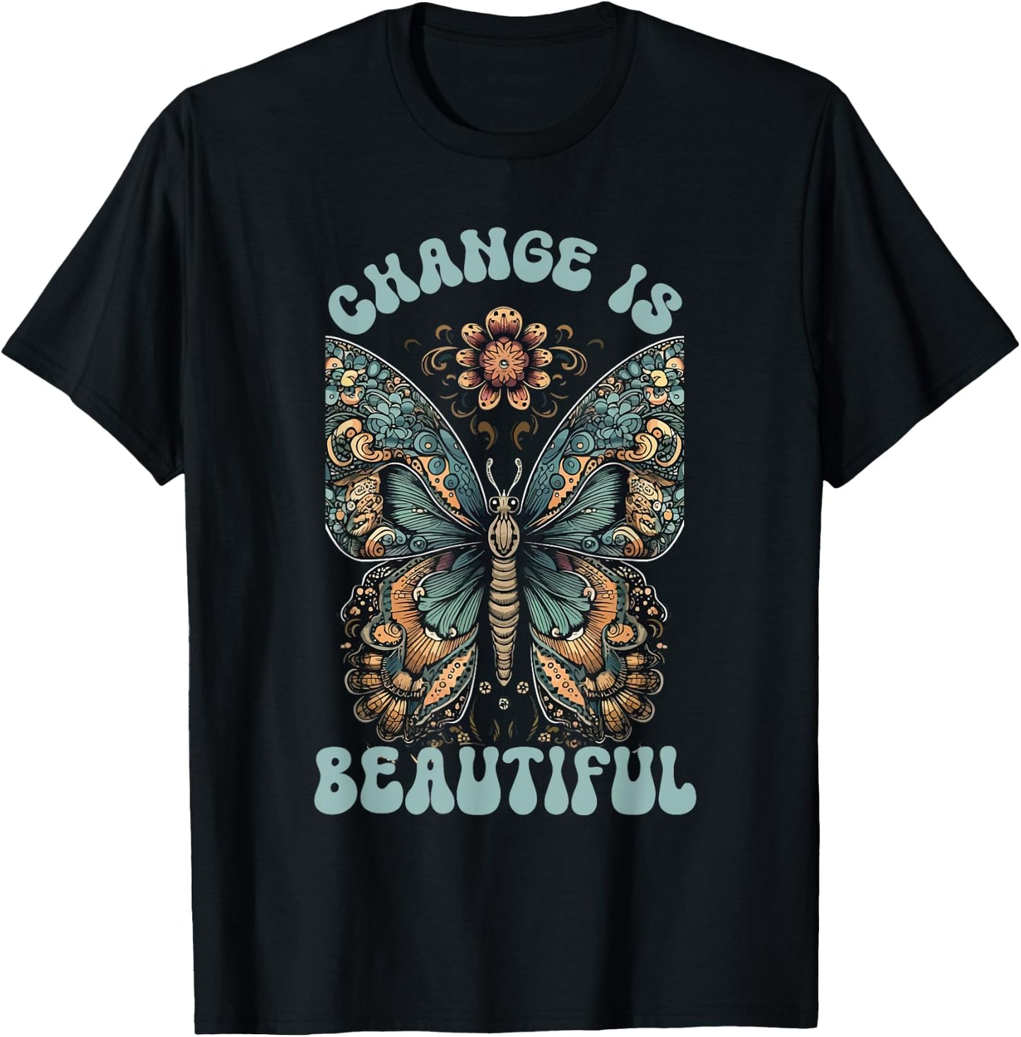 Metamorphosis Entomology Insects Cute Butterfly Souvenir T-Shirt - T-Shirt | Black