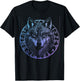 Wolf Viking Runes Nordic Celtic Wolf Lover T-Shirt - T-Shirt | Black
