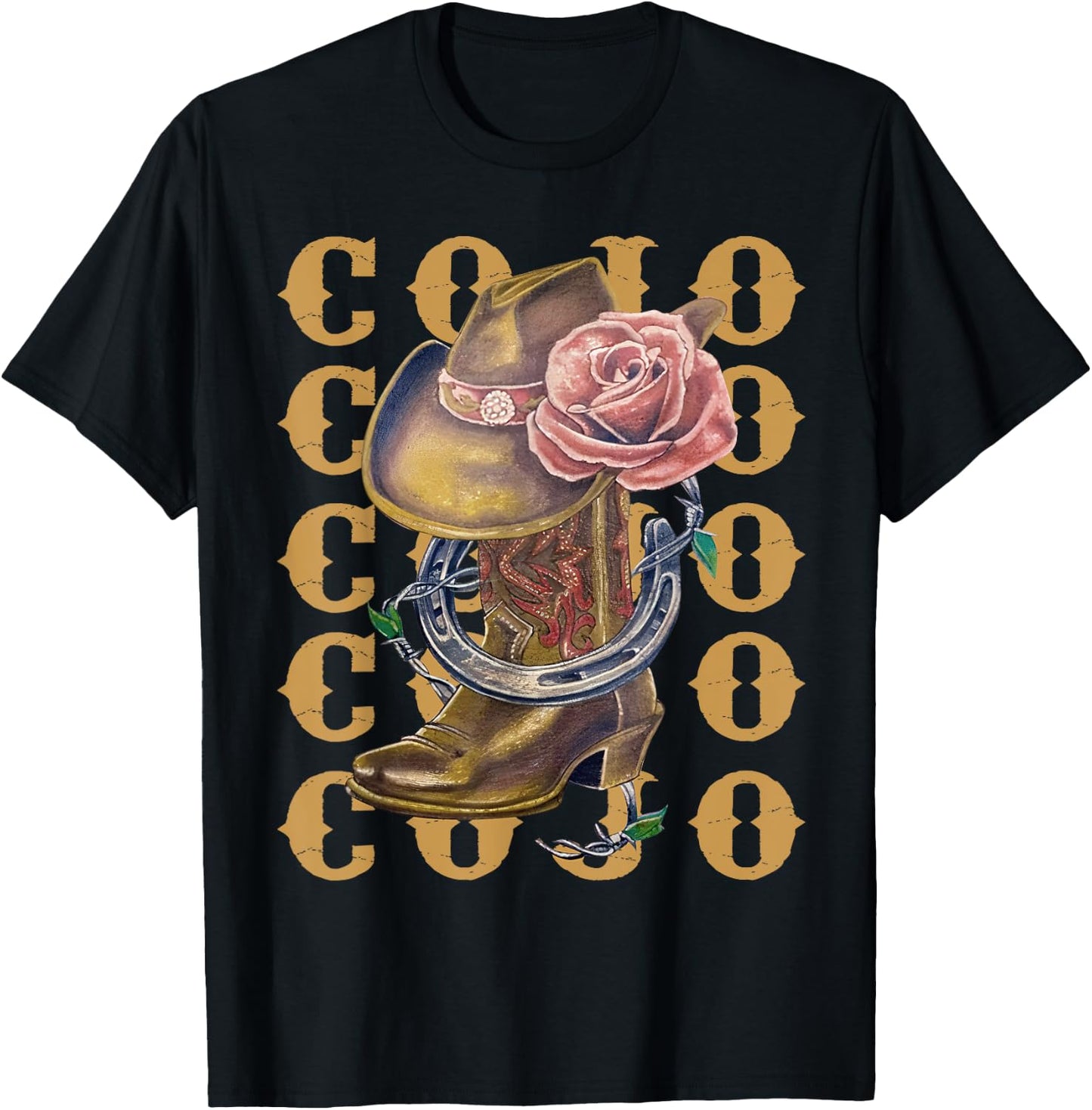Graphic Cojo Guitar Music Country Outfit Legend Live Forever T-Shirt - T-Shirt | Black