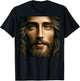 Jesus' Face T-Shirt - T-Shirt | Black