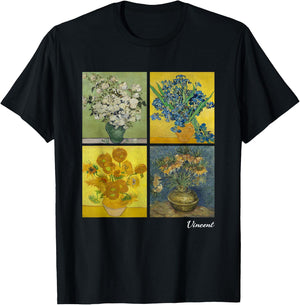 Modern Art Painting, Vincent van Gogh T-Shirt - T-Shirt | Black