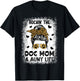 Dog Mom Aunt Life Cute Dog Lover Mother's Day Auntie T-Shirt - T-Shirt | Black