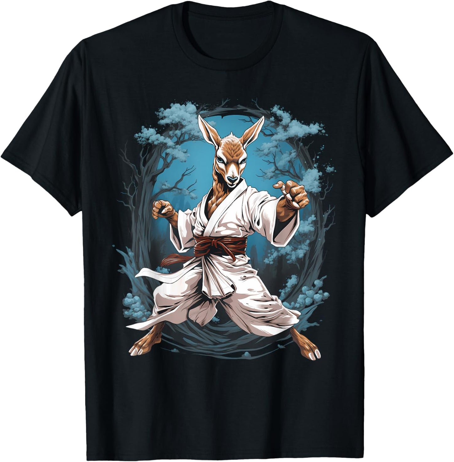 MMA Deer Karate T-Shirt - T-Shirt | Black