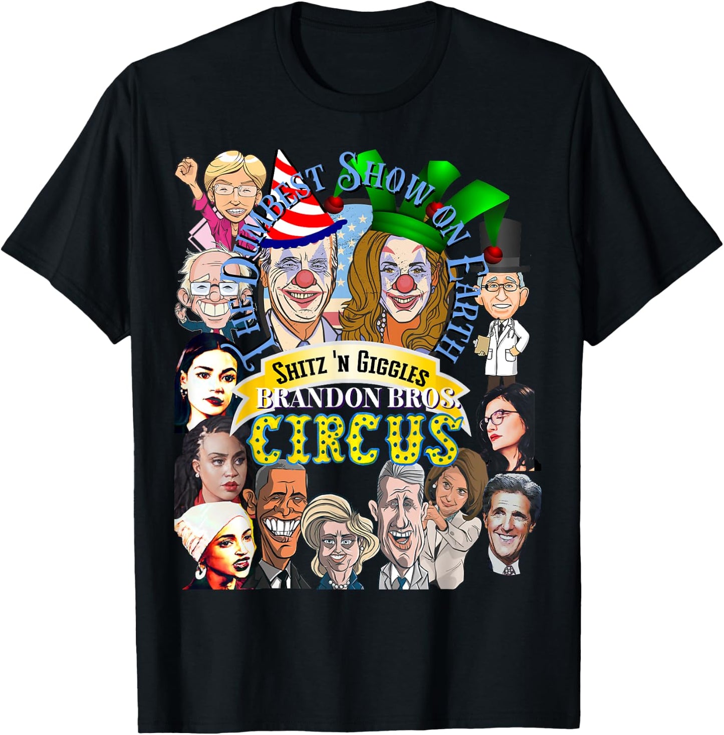 Weekend at Bidens Circus Trump Trump in Trump Time T-Shirt - T-Shirt | Black