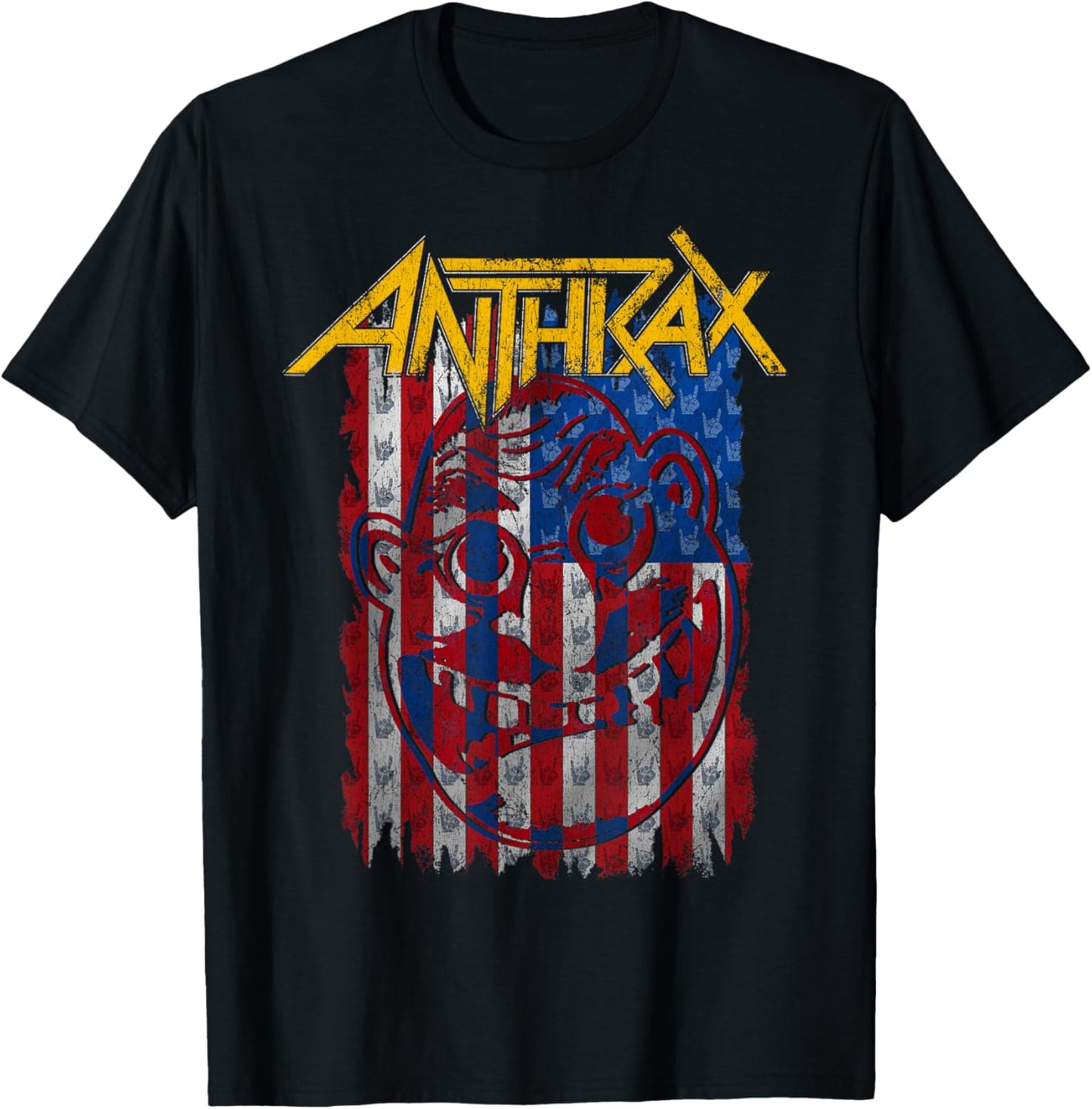 Anthrax – Flag T-Shirt - T-Shirt | Black