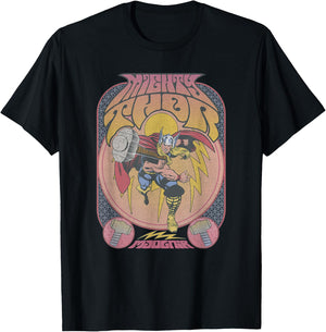 Marvel Comics Retro Classic Thor Seventies Vintage Poster T-Shirt - T-Shirt | Black