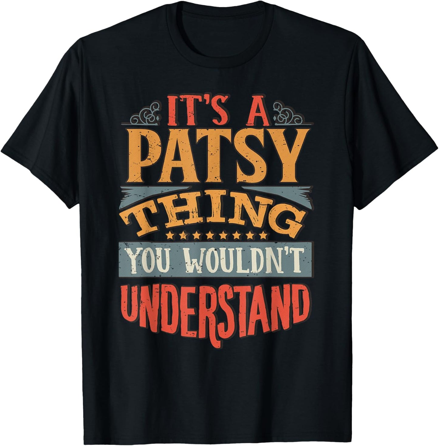 Patsy Name T-Shirt - T-Shirt | Black
