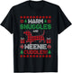 Weenie Dog Christmas Pajama Shirt Cute Weiner Ugly Christmas Men Women Kids T-Shirt - T-Shirt | Black