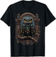 Gothic Pagan Wicca Witchcraft Occult Gothic Owl Moon Phase Black , Girls, Witchcraft Enthusiasts, , Short Sleeve, Size Small T-Shirt - T-Shirt | Black
