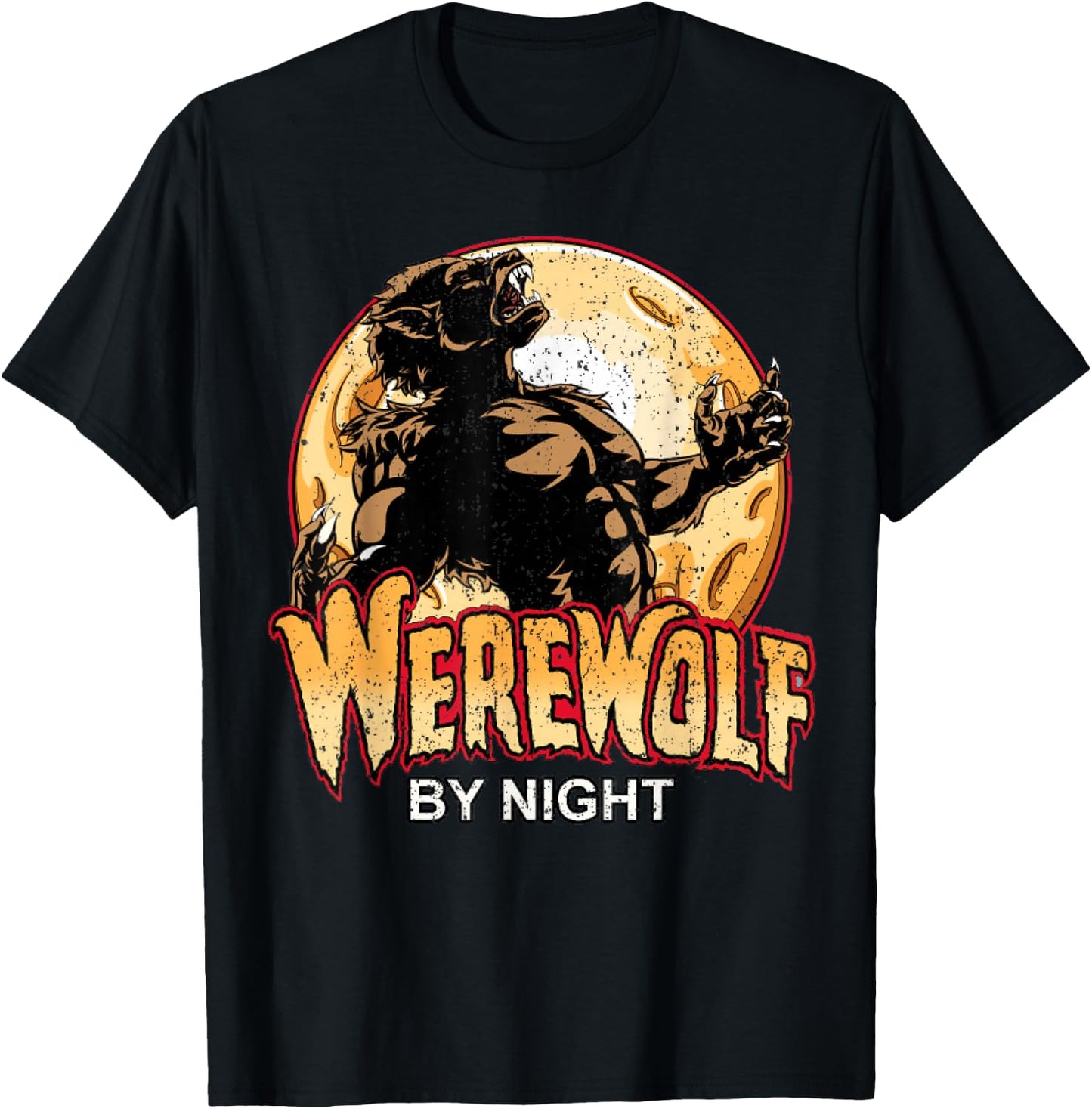 Vintage Werewolf By Night T-Shirt - T-Shirt | Black