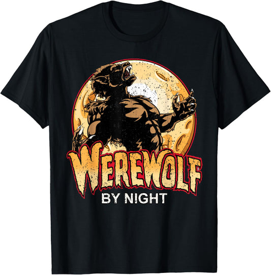 Vintage Werewolf By Night T-Shirt - T-Shirt | Black