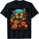 Monarch Butterfly Halloween T-Shirt - T-Shirt | Black
