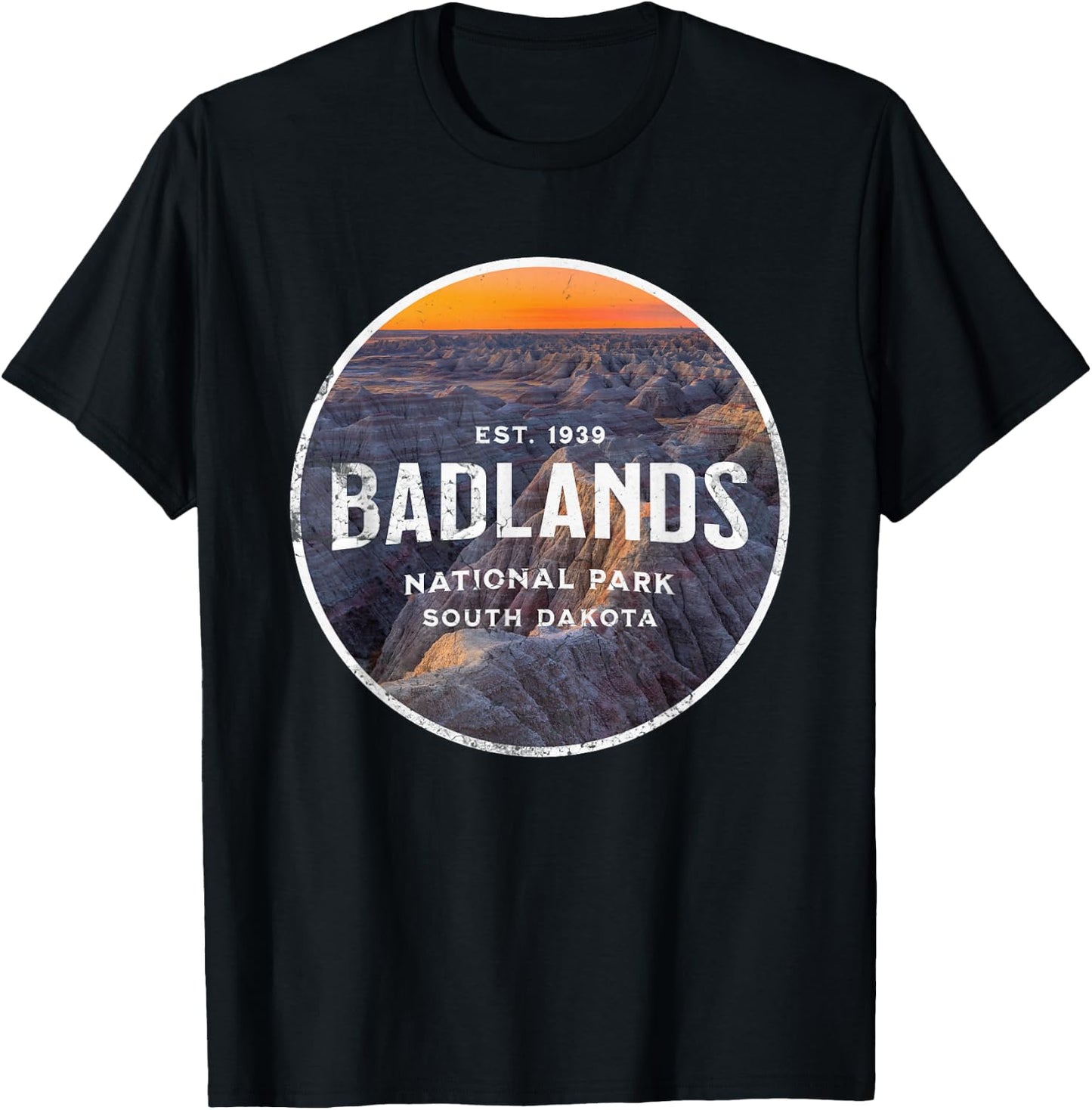 Badlands National Park T-Shirt - T-Shirt | Black