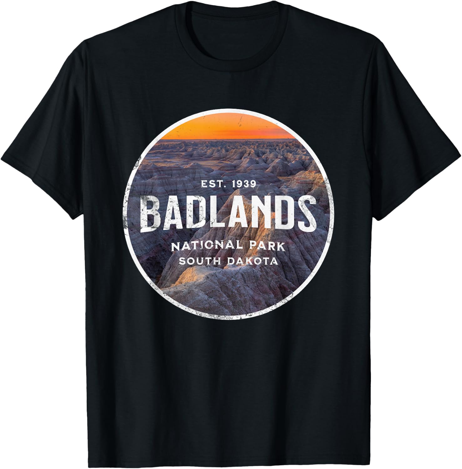 Badlands National Park T-Shirt - T-Shirt | Black