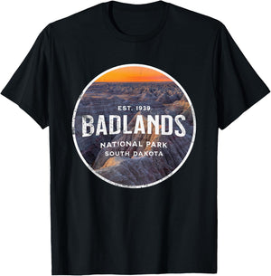 Badlands National Park T-Shirt - T-Shirt | Black