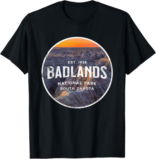Badlands National Park T-Shirt - T-Shirt | Black