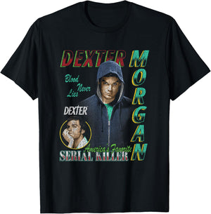 Dexter 90’s Bootleg Dexter Morgan TV Show T-Shirt - T-Shirt | Black