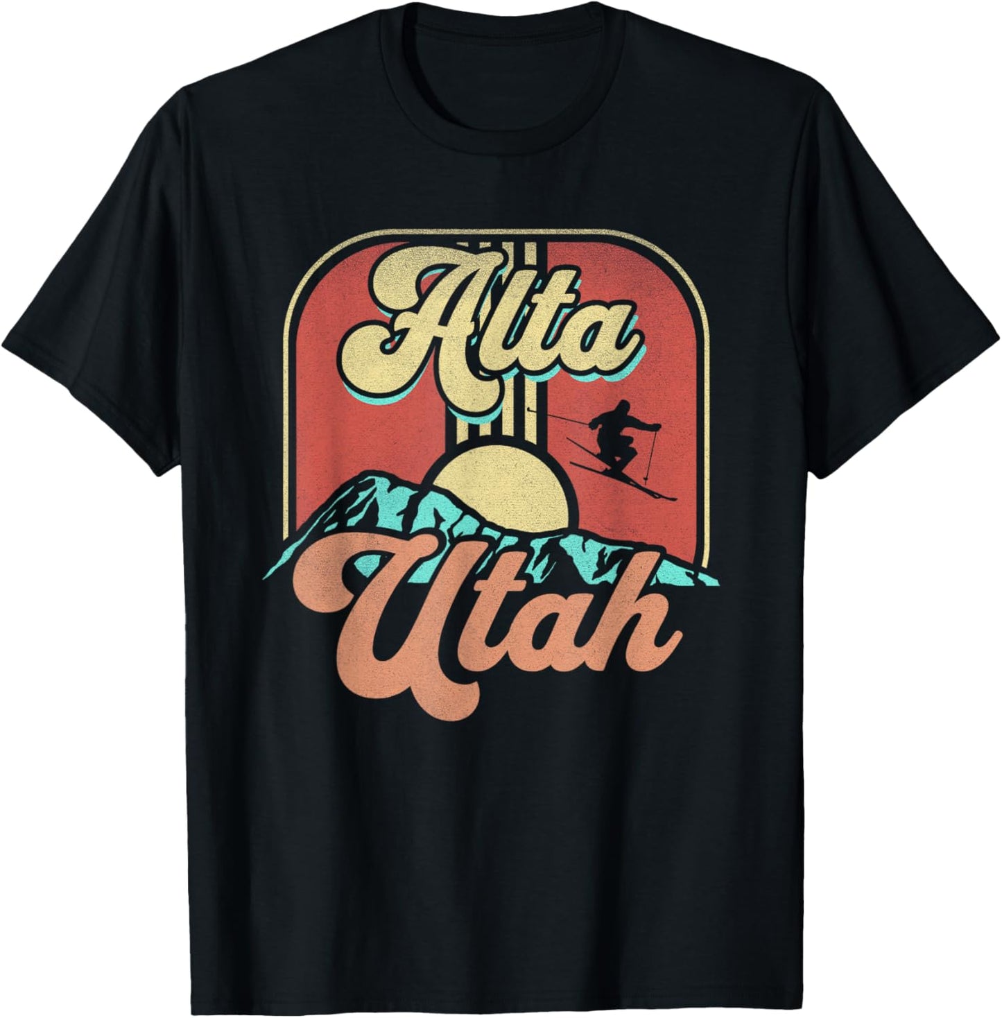 Alta Utah Ski Outdoors T-Shirt - T-Shirt | Black