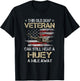 Hear a Huey a Mile Away Funny Veteran Helicopter Gift Pilot T-Shirt - T-Shirt | Black