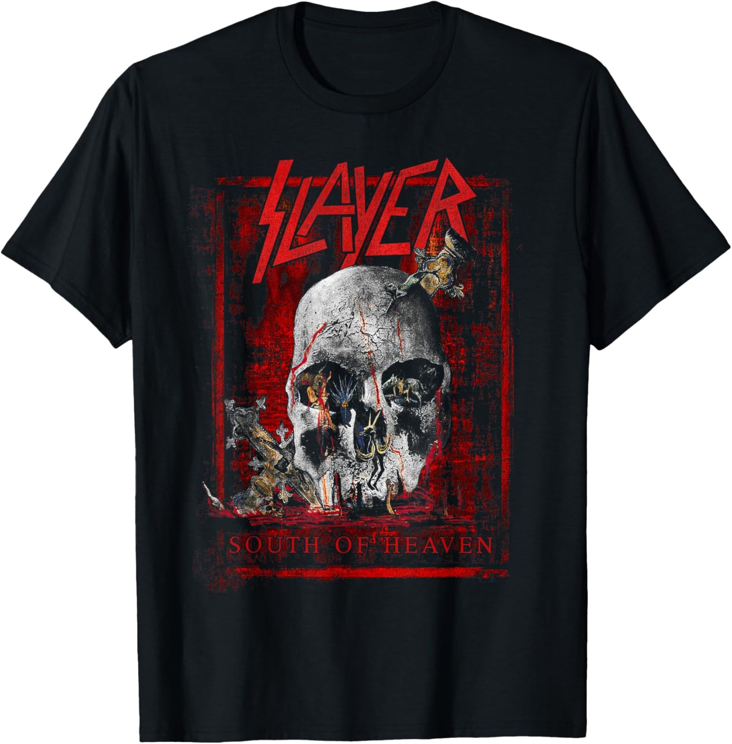 Slayer – South Of Heaven Framed T-Shirt - T-Shirt | Black