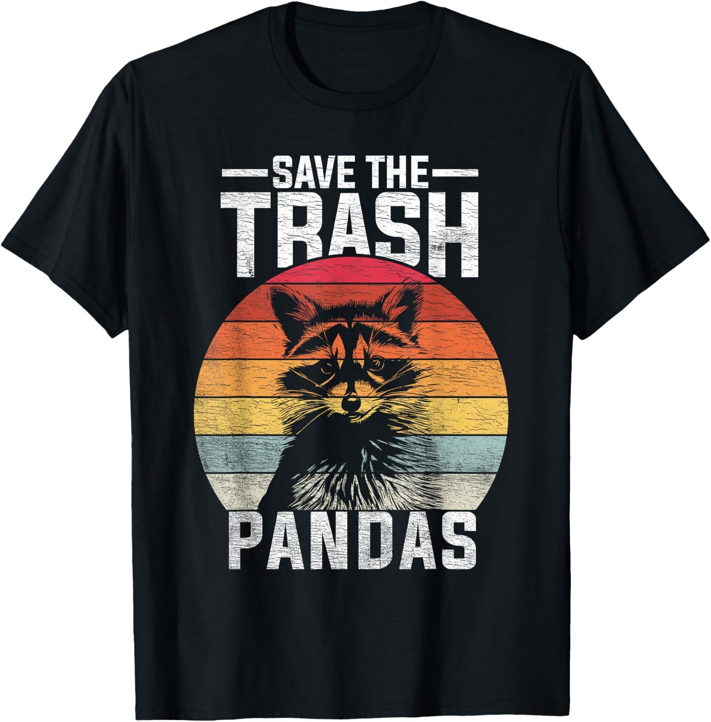 Funny Raccoon T-Shirt - T-Shirt | Black