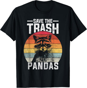 Funny Raccoon T-Shirt - T-Shirt | Black