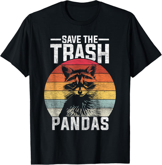 Funny Raccoon T-Shirt - T-Shirt | Black