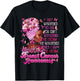 I'm The Storm Black Women Breast Cancer Survivor Pink Ribbon T-Shirt - T-Shirt | Black