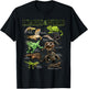 Lizard Animals of the World Educational Reptile Lizard Lover T-Shirt - T-Shirt | Black