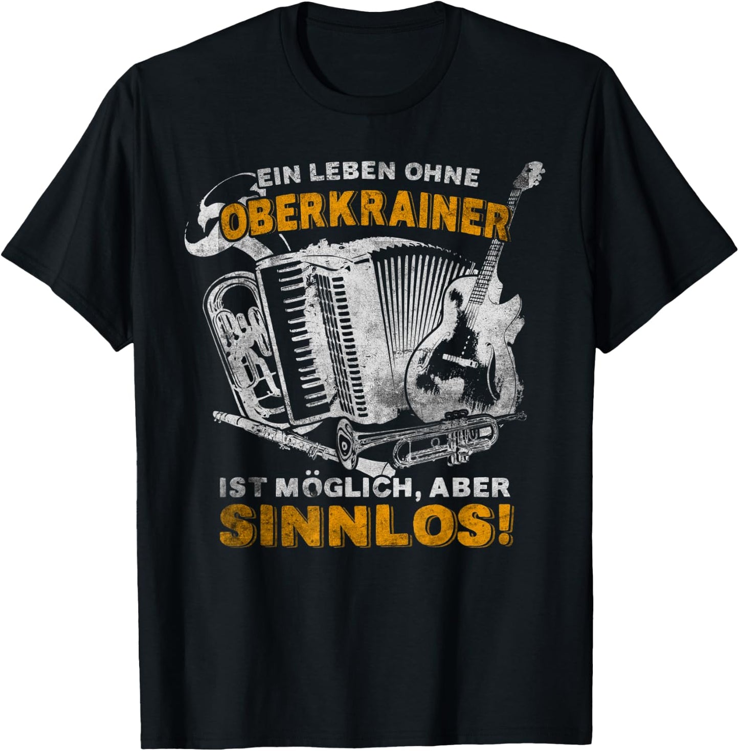 Vintage retro upper trainer music T-Shirt - T-Shirt | Black