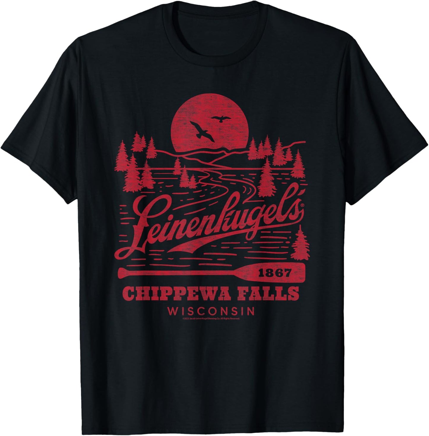 Leinenkugels - Outdoors Scene T-Shirt - T-Shirt | Black