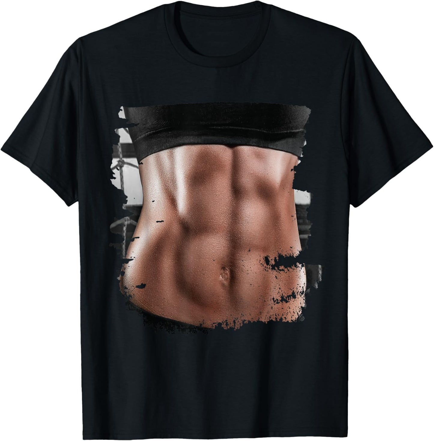 Fake Muscle I Woman Fitness Dream Woman Fitness Women Body T-Shirt - T-Shirt | Black