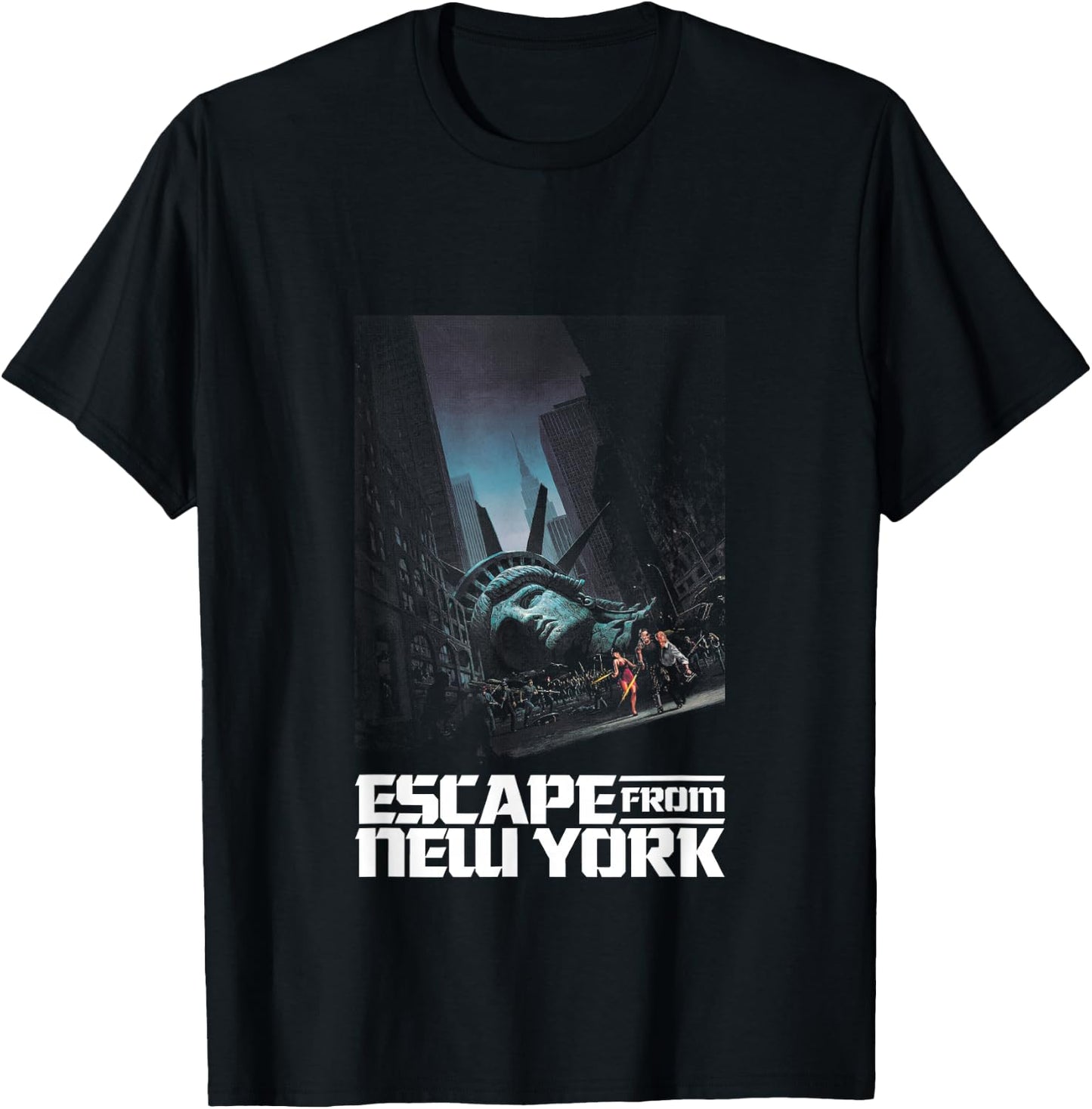 Escape From New York Fallen Statue Of Liberty T-Shirt - T-Shirt | Black