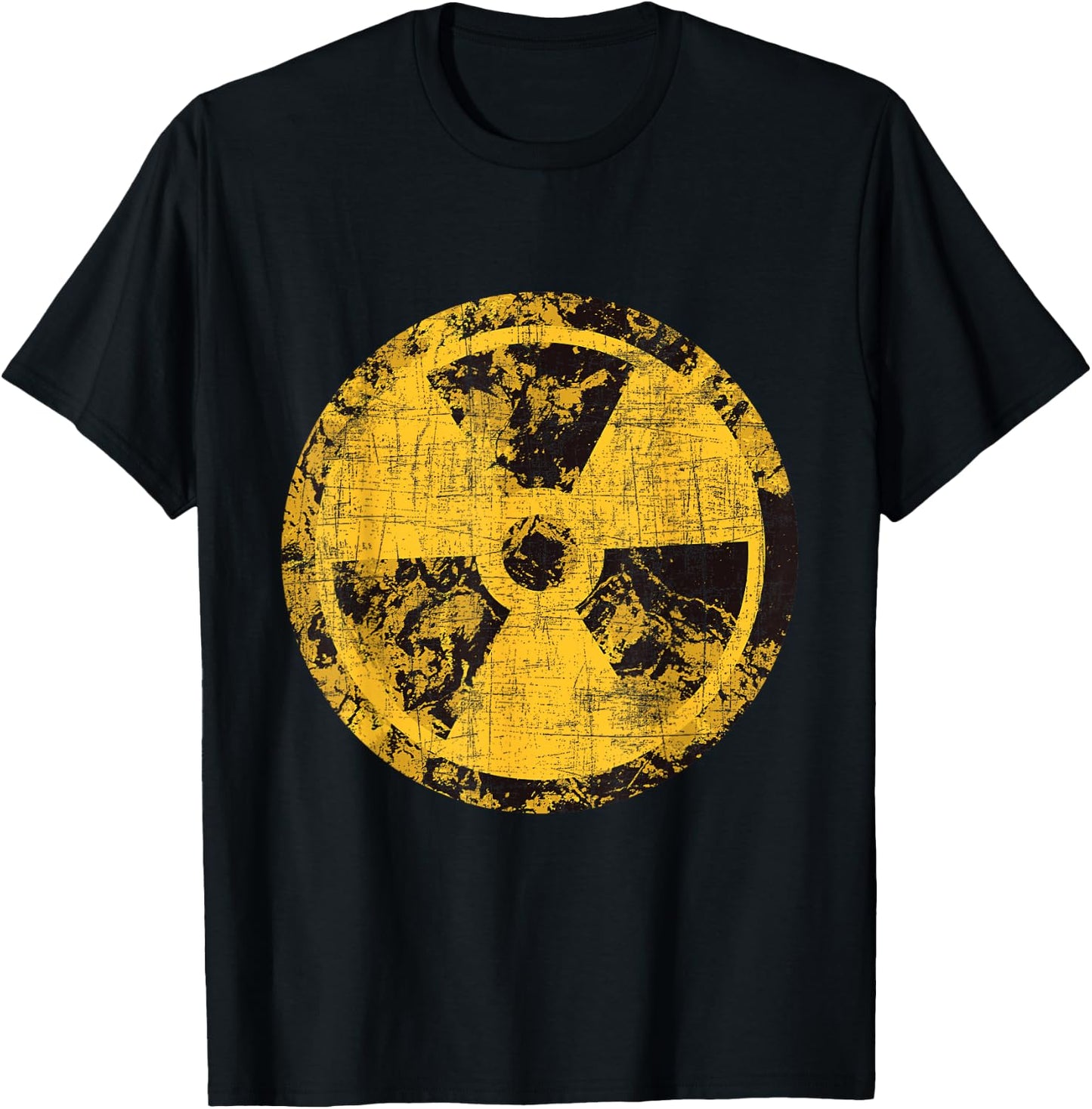 Biohazard Radioactive Sign - Science Lover Nuclear Engineer T-Shirt - T-Shirt | Black