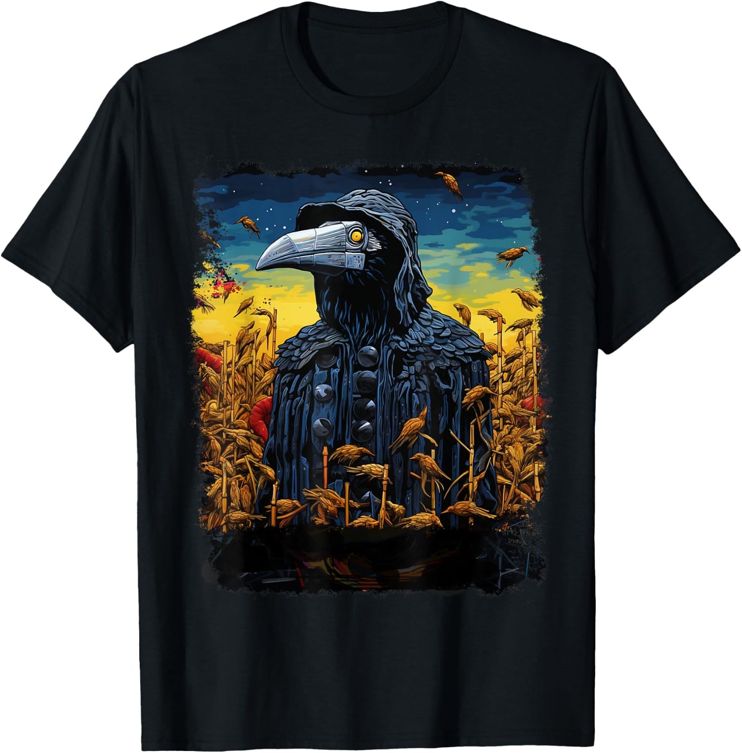 Halloween Plague Doctor T-Shirt - T-Shirt | Black