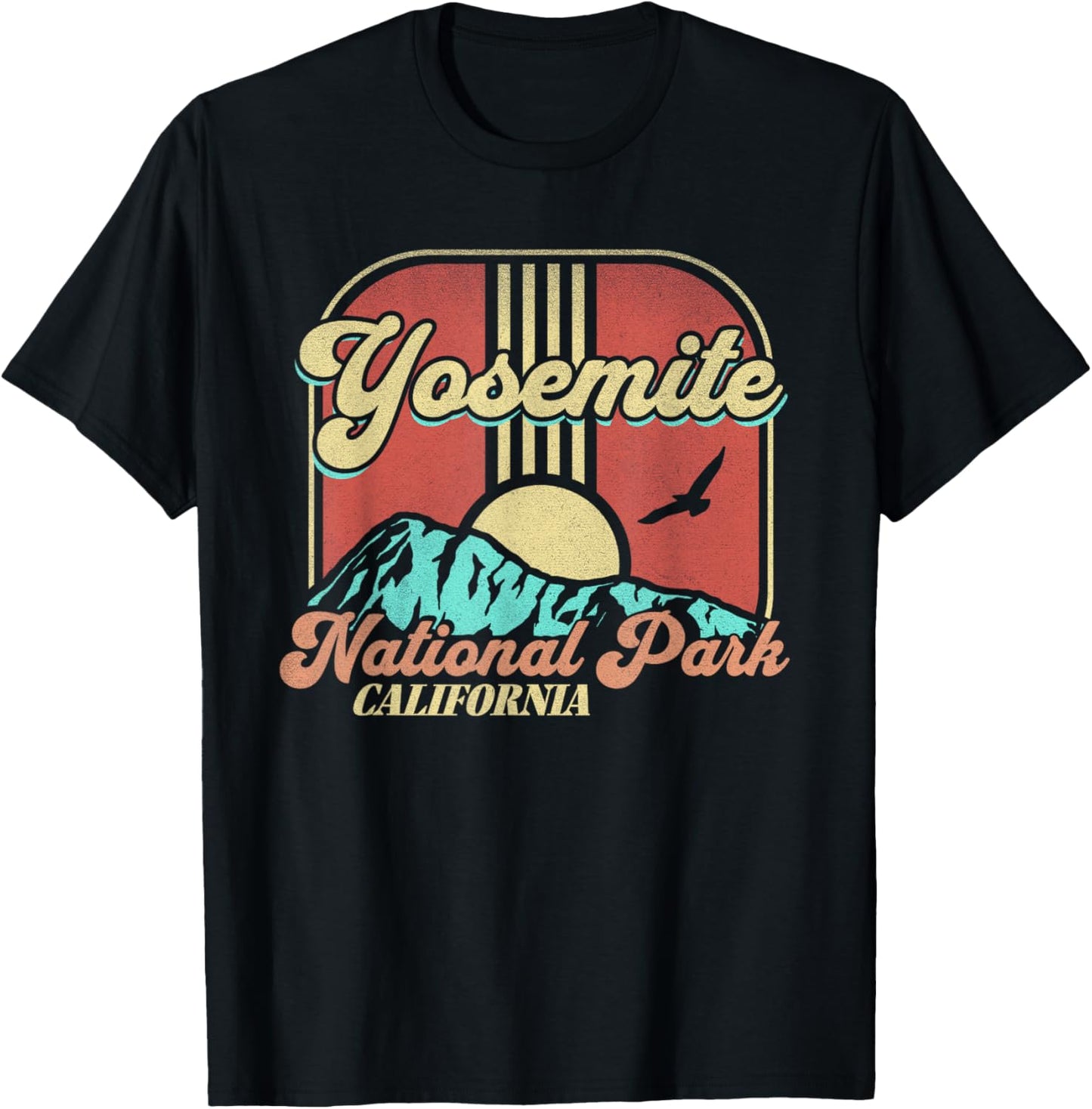 Yosemite National Park T-Shirt - T-Shirt | Black