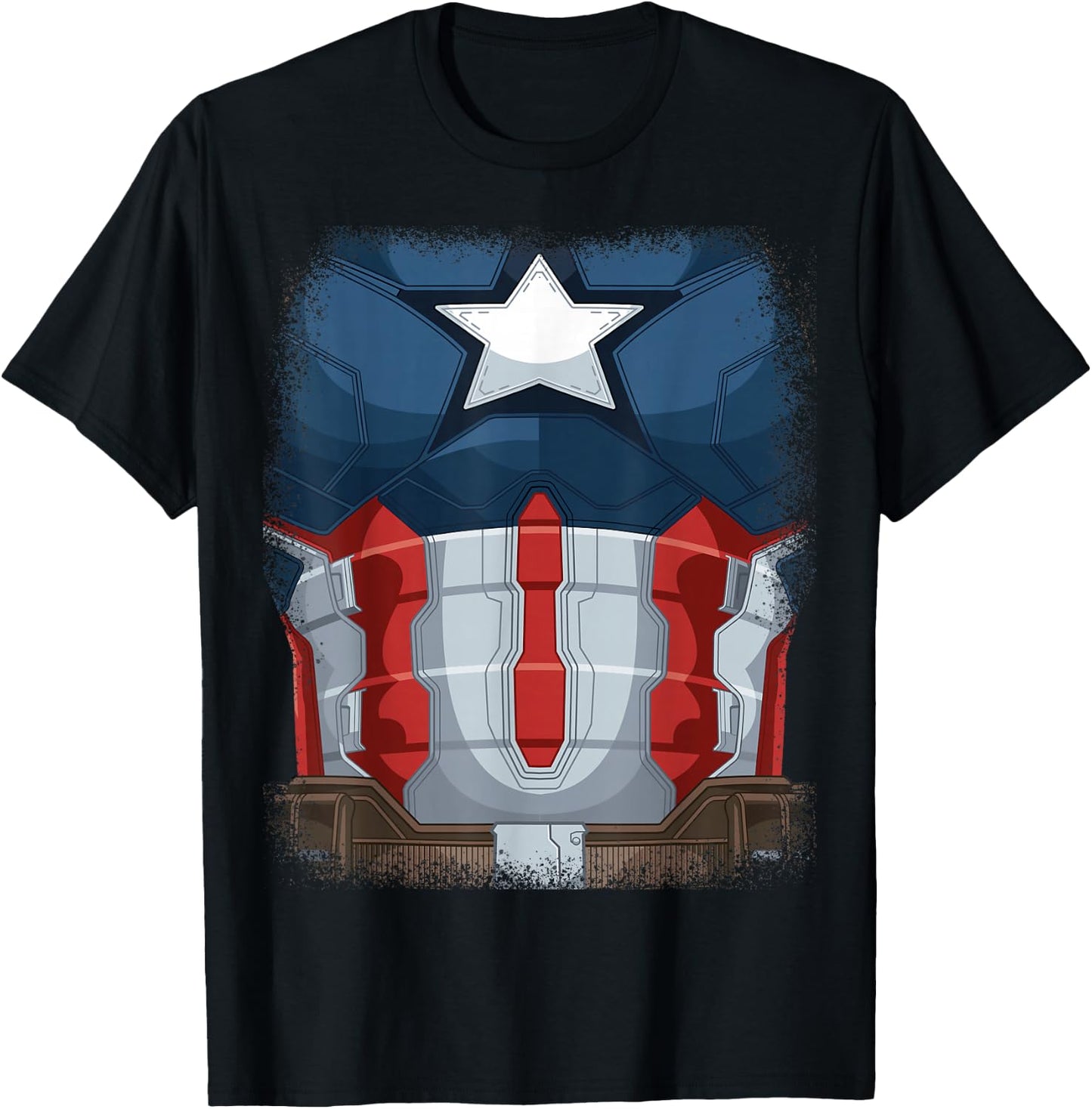 Marvel Captain America Movie Avengers Halloween Costume T-Shirt - T-Shirt | Black
